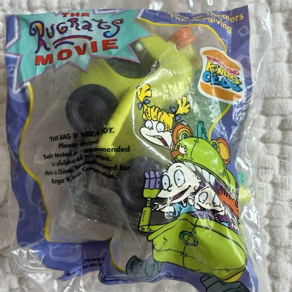 Y2K Nickelodeon Burger King Kids Meal Toys Rugrats Hey Arnold Catdog Rocket Powe
